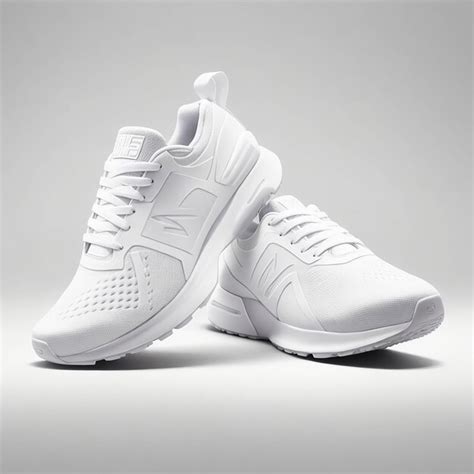 Premium AI Image | White sports shoes