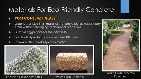 Eco-Friendly Concrete