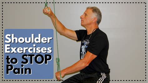 4 EASIEST Shoulder Exercises to STOP Pain At Home: Frozen Shoulder ...