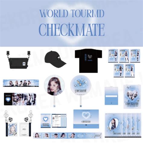 itzy The 1st World Tour CHECKMATE Official Merchandise Authentic K-POP Goods | eBay