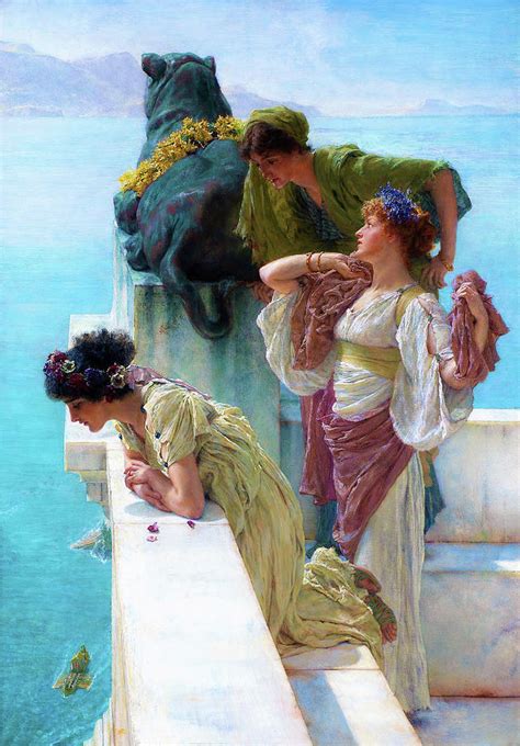 A coign of vantage - Digital Remastered Edition Painting by Lawrence Alma-Tadema - Pixels