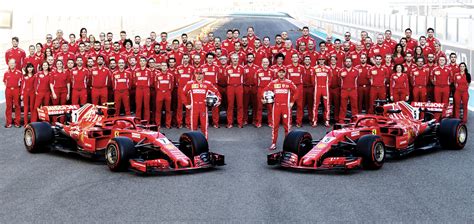 Ferrari F1 team 2018 | Parc fermé