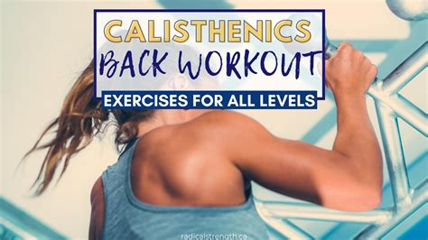 Calisthenics Back Workout: 15 Powerful Exercises for All Levels ...