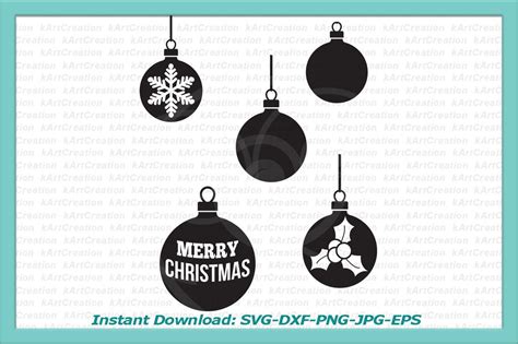 Christmas balls svg, decorated Christmas ball svg, Merry Christmas ball svg, Merry Christmas svg ...