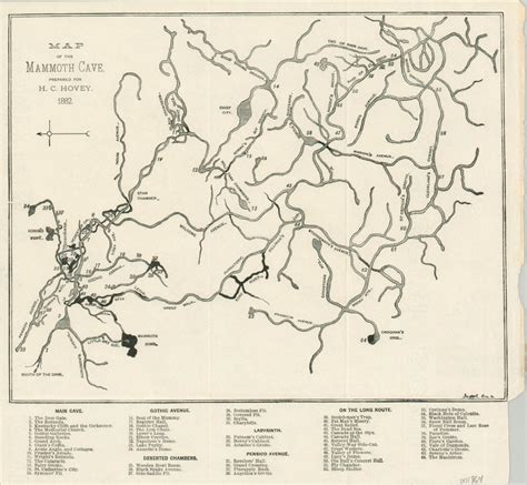 Printable Map Of Mammoth Cave