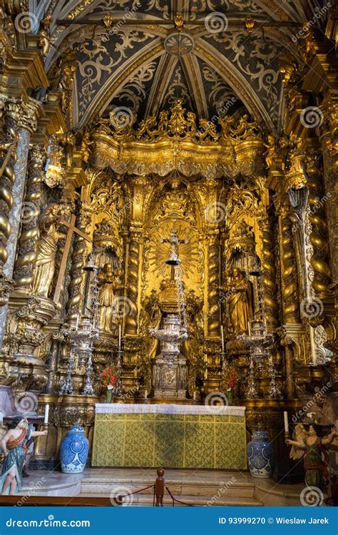 The Cathedral of Our Lady of the Assumption Interior in Funchal, Madeira Island, Editorial Image ...