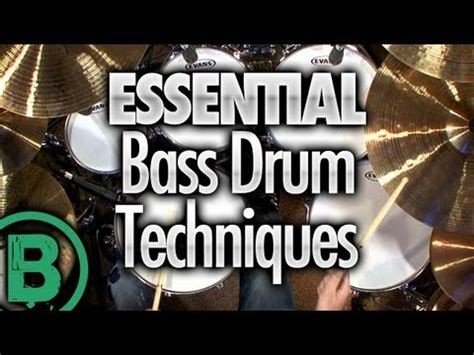 Essential Bass Drum Techniques - Beginner Drum Lessons - YouTube