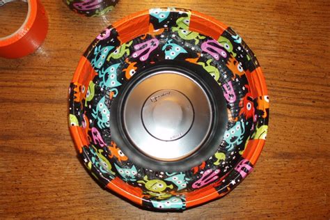 Quick & Easy Halloween Candy Bowl DIY with Scotch Color & Pattern Duct Tape Rural Mom