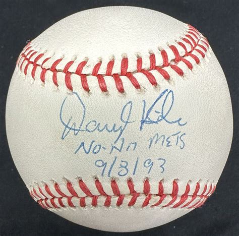 Darryl Kile Autographed Signed No No Mets 9/3/93 Baseball JSA No Hitter