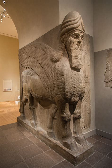 Human-headed winged bull and winged lion (lamassu) | Work of Art ...