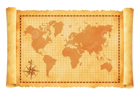 Old Vintage World Map Vector Illustration North America Wallpaper Treasure Vector, North America ...