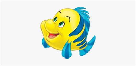 The Best The Little Mermaid Flounder Png - imgpngmotive