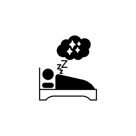 dream concept line icon. Simple element illustration. dream concept ...