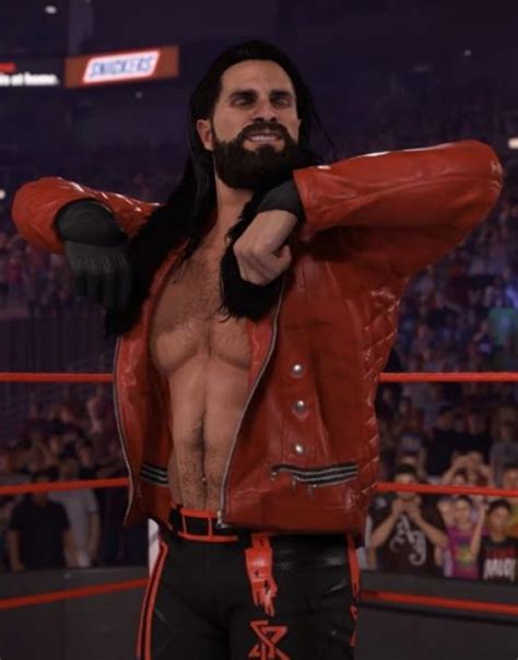 Wwe 2k22 Seth Rollins Leather Jacket | U Jackets