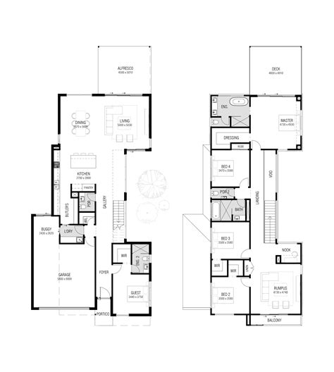 Coolum 400 Double-Storey New Home Design | Kalka | New home designs, House layout plans, Double ...