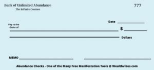 Law of Abundance Checks including New Moon Cheques - Wealthvibes