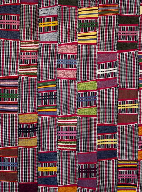 A fine and large Ewe strip woven textile | African textiles, Weaving ...