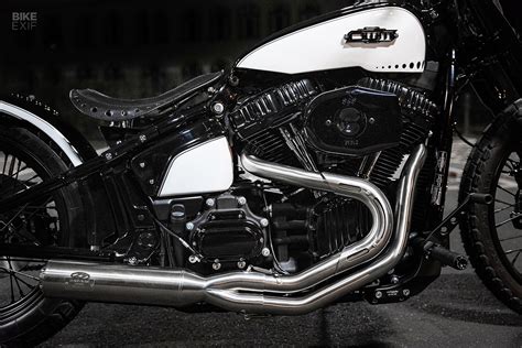 Modernized: OWM's custom Harley Softail Standard | Bike EXIF