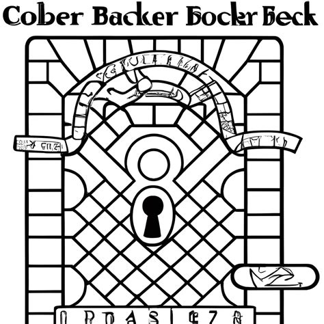 London Code Breaker Coloring Page · Creative Fabrica