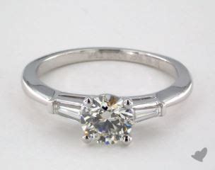 Platinum Tapered Baguette Diamond Engagement Ring | 17150P