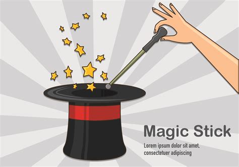 Illustration Of Magic Stick Concept 172425 Vector Art at Vecteezy