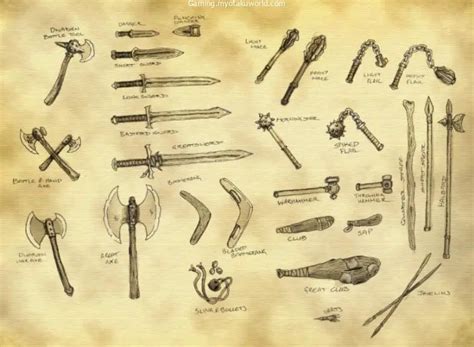 D&D Weapons Guide: All Weapon Properties Explained - Gaming - MOW