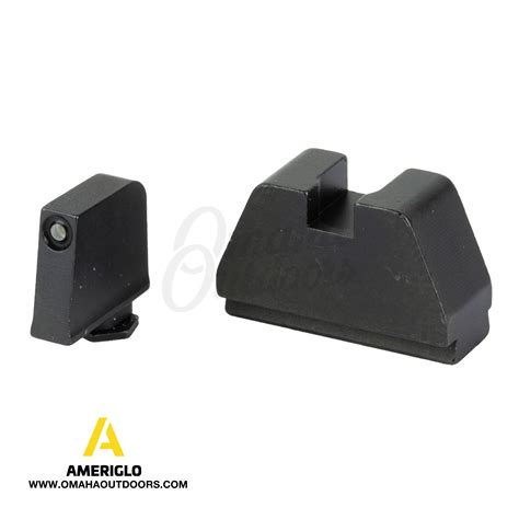 AmeriGlo Optic Compatible 4XL Glock Night Sights Black Outline - Omaha ...