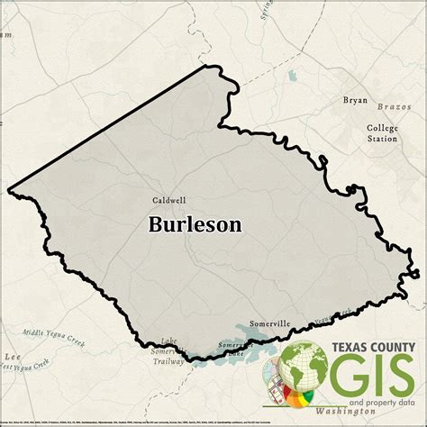 Burleson County GIS Shapefile and Property Data - Texas County GIS Data