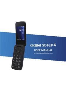 Alcatel Go Flip 4 Printed Manual