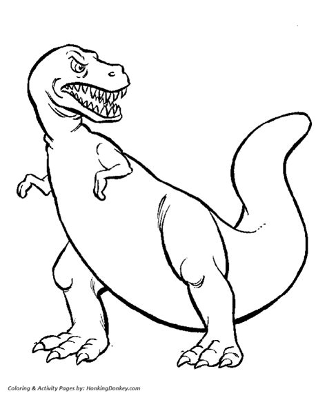 Tyrannosaurus Rex Pictures To Color