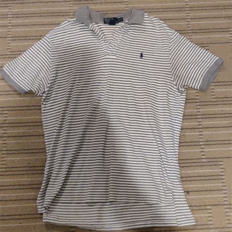 Polo by Ralph Lauren | Shirts | Xl Gray And White Striped Polo Ralph ...