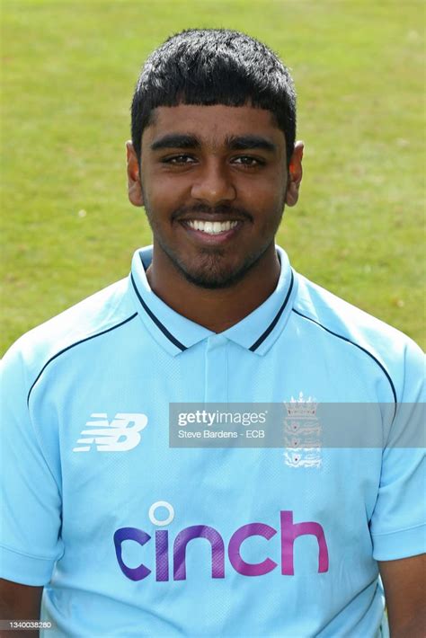 Rehan Ahmed of England U19 poses for a portrait during an England U19... News Photo - Getty Images