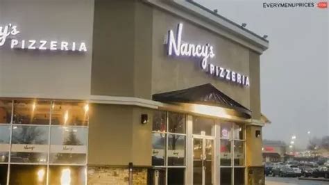 Nancy's Pizza Menu Prices [July 2023 Updated]