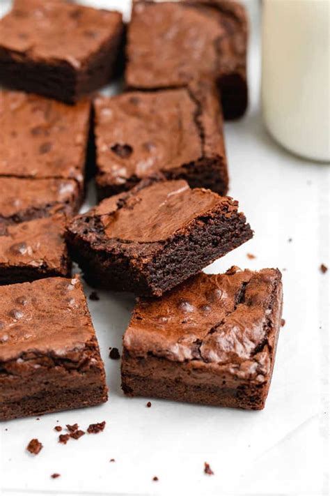 The Ultimate Fudgy Chewy Brownies (The BEST!) - Grandbaby Cakes