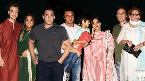 Salman Khan's Family At Arpita Khan Sharma's Grand EID PARTY 2018 ...