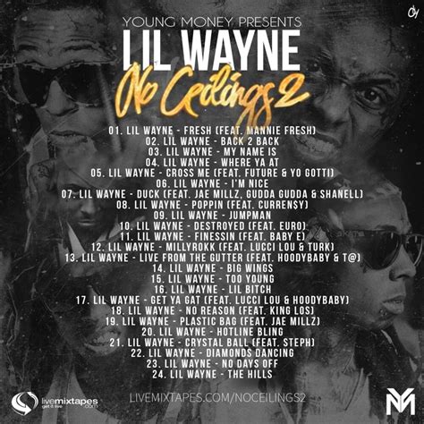 Lil Wayne No Ceilings Mixtape Tracklist | Shelly Lighting