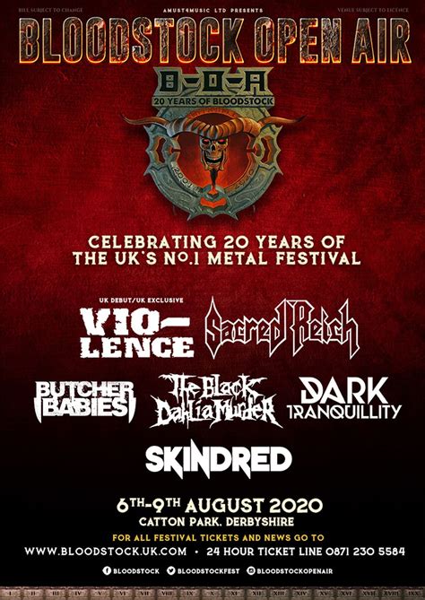 Bloodstock Festival 2020: First bands announced for Catton Park event ...