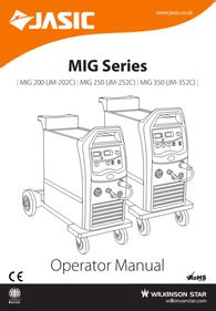 Product Manuals | Jasic Welding Inverters