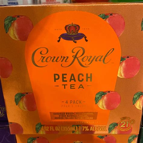 Crown Royal, Peach Tea, RTD, 4 pack, 12oz cans – O'Brien's Liquor & Wine