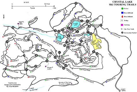 Crystal Lake Trail Map | SkiCentral.com