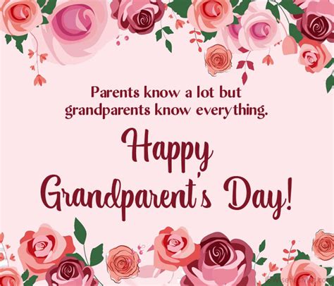 Happy Grandparents Day Wishes and Messages