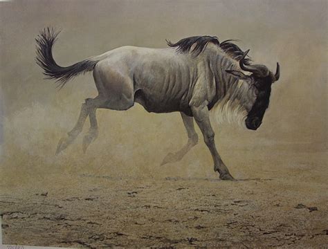 Art Country Canada - ROBERT BATEMAN Wildebeest Limited Edition Print