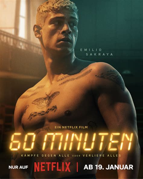 'Sixty Minutes' – Key Art for the Fast-Paced Martial Arts Film With Emilio Sakraya - About Netflix