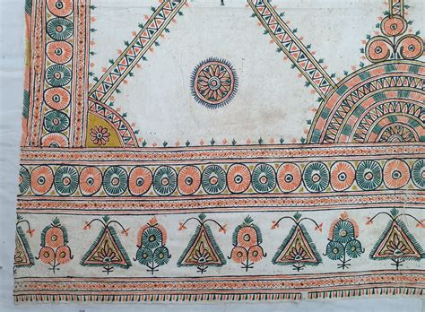 Rogan Art Shamiyana(Marquee)Hanging From Kutch Region of Gujarat India.Made by the Ahir Herders ...