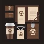 Paper Branding Mockup Vector Set Stock Vector Image by ©Rawpixel #235974780