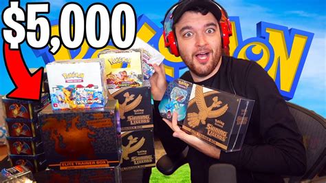 UNBOXING $5,000 OF RARE POKEMON CARDS!!! (CHARIZARD HUNT) - YouTube