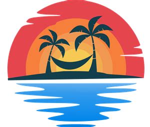 Beach Tour Logo PNG Vector (AI) Free Download
