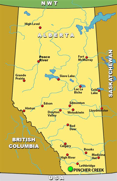 Charter Flights To Pincher Creek Alberta Charter Flight Network