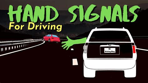 Hand Signals For Driving – Easy Demonstration – BC Driving Blog