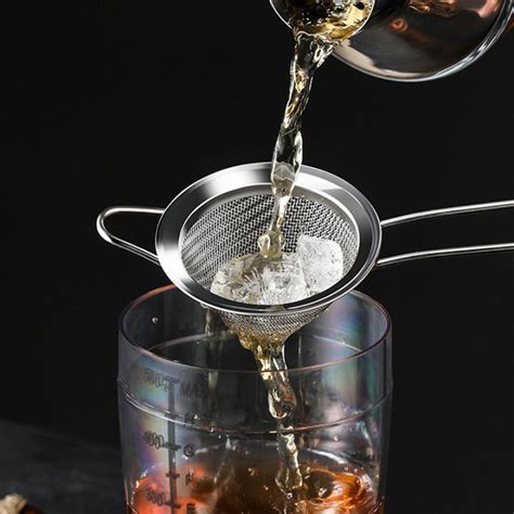 Fine Mesh Stainless Steel Conical Strainer Cocktail Bar Strainer Cone ...